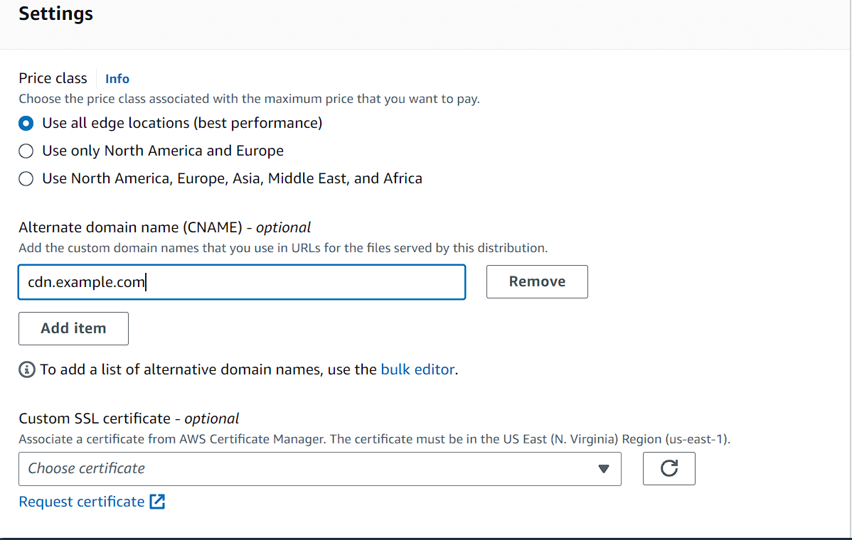 Cloudfront cdn