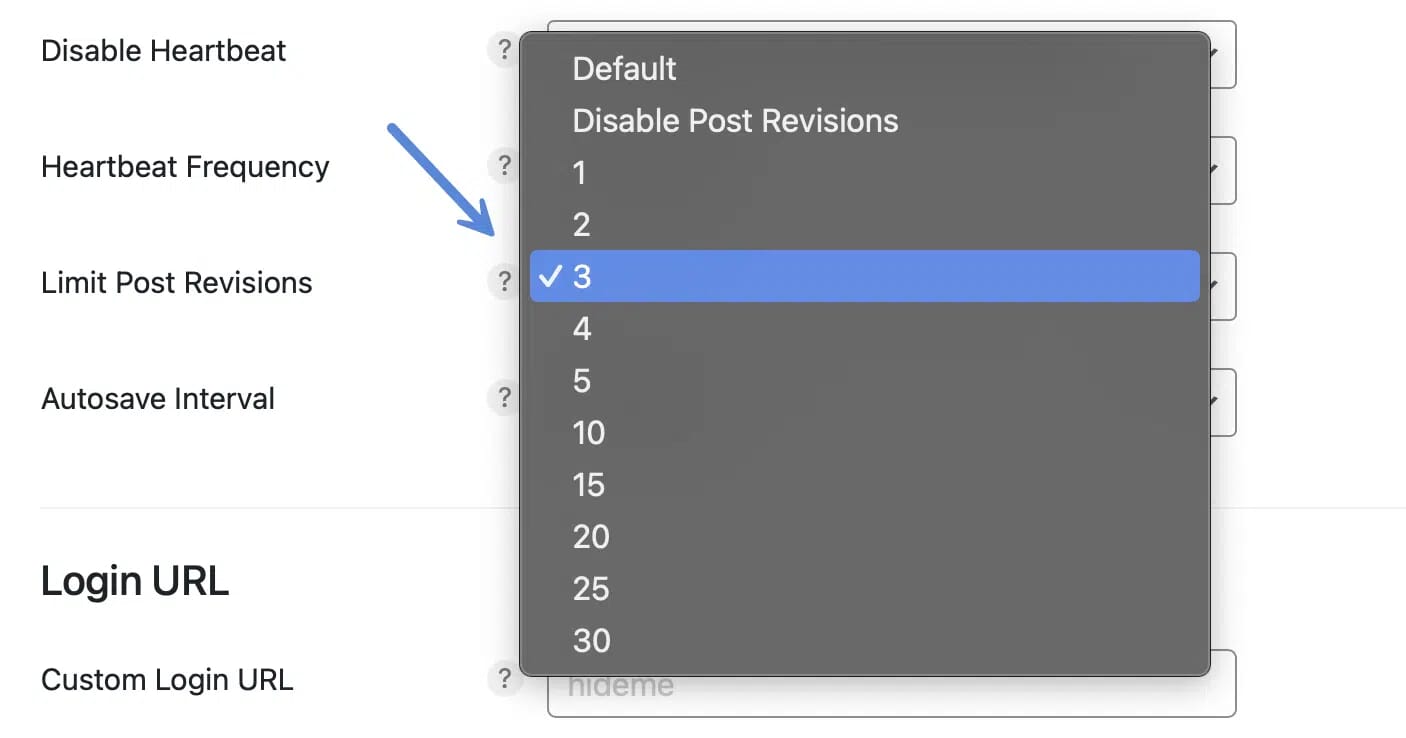 limit Post Revisions