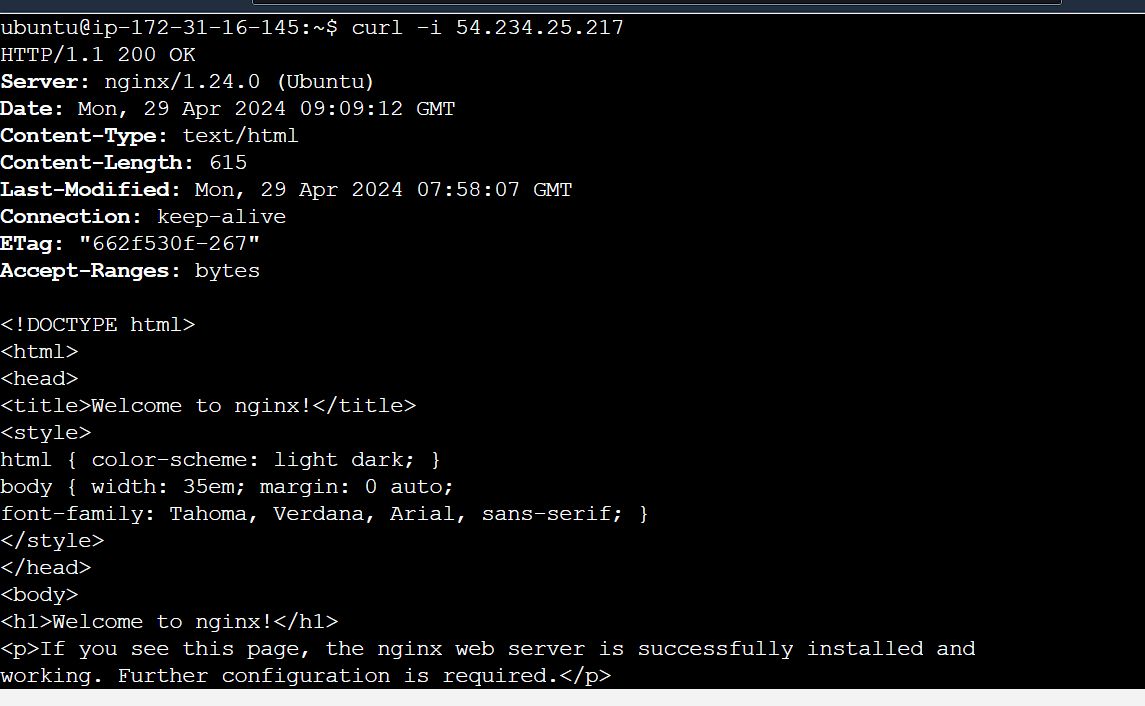 nginx server Ubuntu 22.04