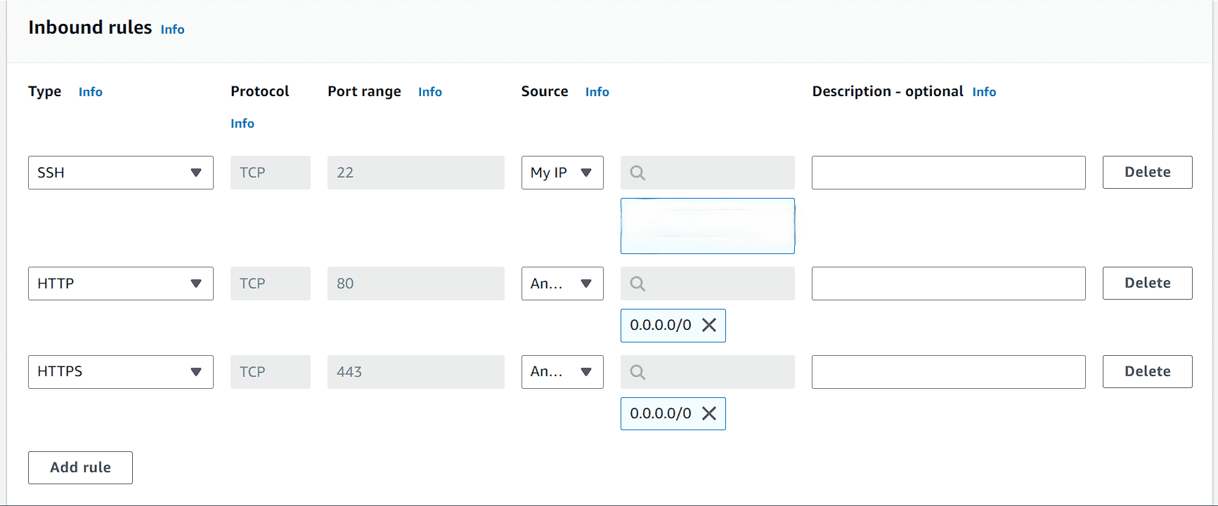 ec2 security group