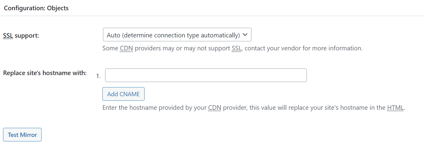 Add cdn link to w3tc