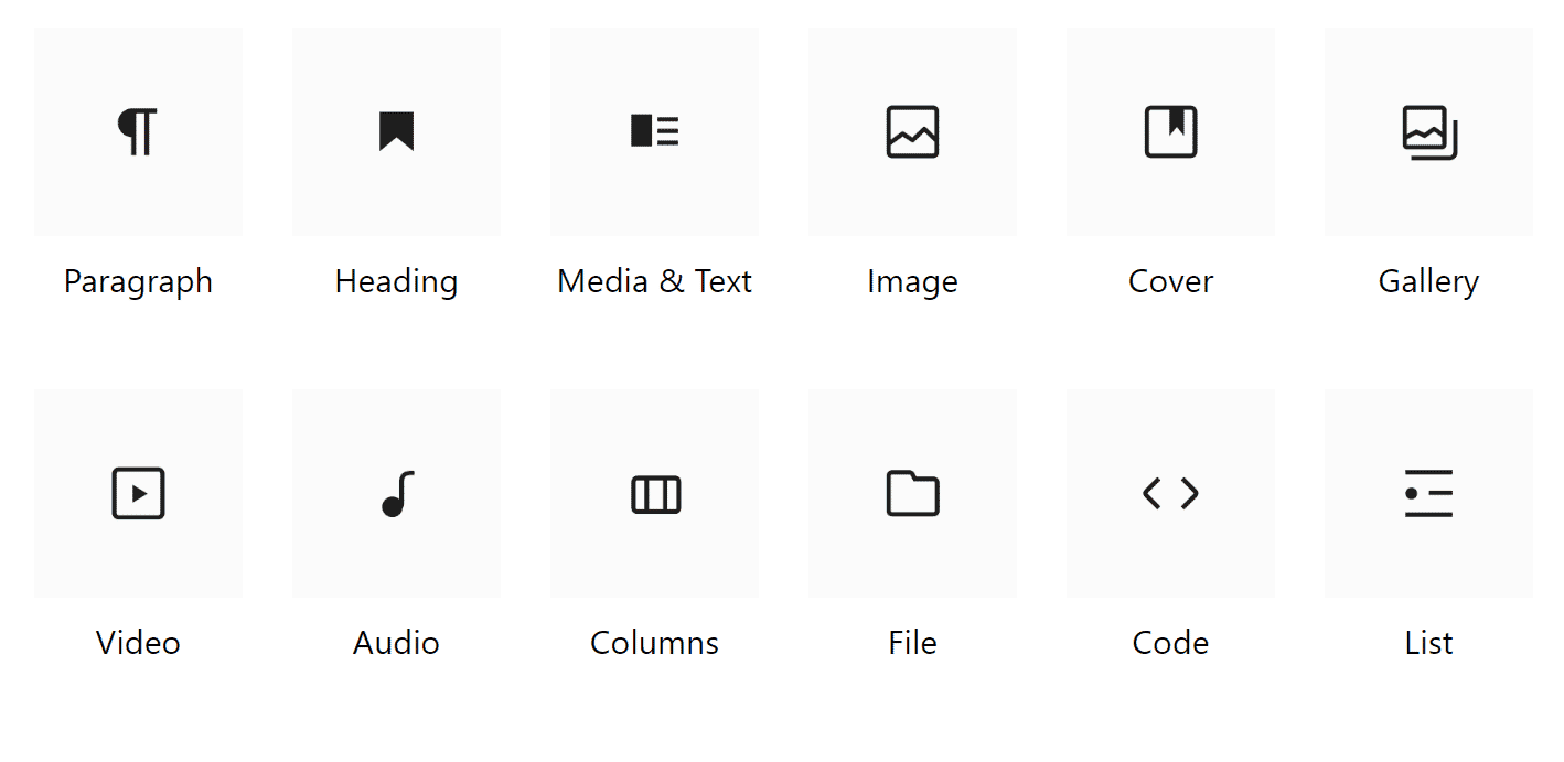 Wordpress Gutenberg Blocks