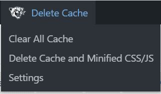 Clear cache WP fastest cache