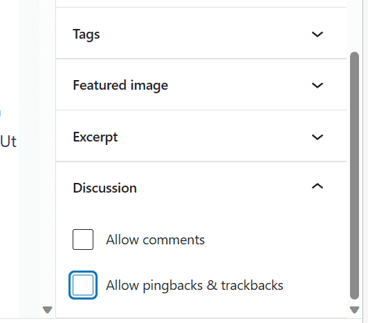 Disable comments on individual posts